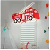 GLOBO LIGHTING Suspension multicolore - H 43 x P 13,5 x Ø 120 cm