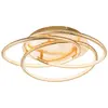 Globo Plafonnier LED avec la conception des anneaux d'or BARNA