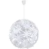 Globo - Lampe pendule design chambre plafond lampe suspendue fleurs spot blanc 15024