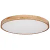 Globo plafonniere Rainer - naturel - metaal - 80 cm - ingebouwde LED-m...
