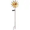 Lumière extérieure led lampe solaire éolienne décoration de jardin cou...