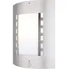 GLOBO Applique D'extérieur Rectangulaire En Inox - H. 30 Cm - Argent