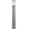 GLOBO LIGHTING Colonne extérieure inox - Plastique opal