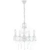 Globo Lighting Lustre 5 lumières D44 cm PINJA blanc