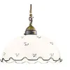 austrolux Suspension Nonna à fleurs Ø 30 cm à 1 lampe verte