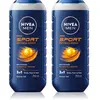 NIVEA MEN Sport gel de douche pour homme conditionnement avantageux