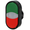Tête de bouton poussoir double vert et rouge IMO Ø22mm BS3DT-GRE-RED
