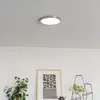 EGLO connect Luminaire en saillie LED intelligent Fueva 6-Z, gris, Ø 2...