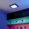 EGLO connect Luminaire en saillie LED Fueva 6-Z, noir, 22 cm