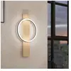 Eglo Applique murale intérieure LED Boyal, luminaire d’intérieur en bois naturel, métal et plastique noir et blanc, lampe de salon et de couloir, blanc chaud, certifié FSC