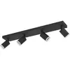 Spot LED intelligent EGLO connect Melitello-Z, à 4 lampes, noir