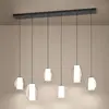 Suspension LED Stars of Light Menorca nickel 143 cm à 6 lampes CCT
