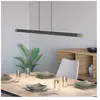 EGLO Suspension en métal gris lisciana led intégrée 22w