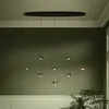 EGLO Stars Of Light Suspension LED Paratebueno noir à 8 lampes