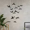 EGLO Stars Of Light LED Suspension Paratebueno noir rond 17fl