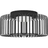EGLO connect Plafonnier LED Ginestrone-Z, noir, aluminium