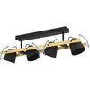 EGLO connect Plafonnier LED Hornwood-Z, 4 lampes, noir