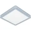 Eglo FUEVA 5 Aufbauleuchte, 210x210mm, 17W, 2000 lm, 3000K, chrom (900651)
