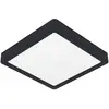Eglo FUEVA 5 Aufbauleuchte, 210x210mm, 17W, 2000 lm, 3000K, schwarz (900644)
