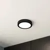EGLO Plafonnier LED Fueva 5 IP44 3000K noir Ø16cm