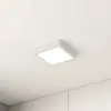 EGLO Plafonnier LED Fueva 5 IP44 3000K blanc 16x16cm