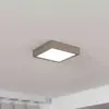 EGLO Panneau d'extension LED Fueva 5 IP20 830 nickel 16x16cm