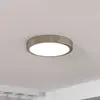 EGLO Panneau LED apparent Fueva 5 IP20 830 nickel Ø21cm