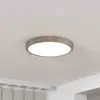 EGLO Panneau LED apparent Fueva 5 IP20 830 nickel Ø28,5cm