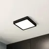 EGLO Panneau d'extension LED Fueva 5 IP20 830 noir 21x21cm