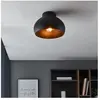 EGLO Mogano 2 plafonnier, Ø28 cm, noir