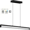 EGLO Suspension LED Cardito tunable white 100 cm noire