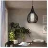 Eglo Suspension bois naturel cossano 2 d50cm e27 1x60w