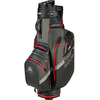 Big Max Aqua Silencio 4 Organizer Charcoal/Black/Red Sac de chariot de golf