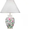 austrolux KOLARZ Lampe de table Giardino Flora, hauteur 43 cm, blanc/m...