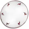 austrolux Plafonnier Nonna cerf, blanc-rouge, Ø 40 cm