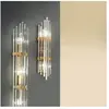 Austrolux applique murale Ontario, 41 cm, doré 24 K, verre