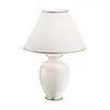 Austrolux Lampe à poser Giardino Avorio, 40 cm, céramique, blanc