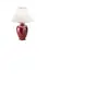 Austrolux Lampe de table Giardino Bordeaux 43cm Céramique 24 carats