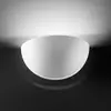Kolarz - Applique murale bisquitte blanc 1 ampoule Largeur 23 Cm - Blanc