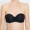 Wolford - Haut de maillot de bain bandeau Line noir/argenté TF.90C/TEU...
