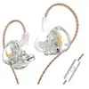 KZ Ecouteurs Intra-Auriculaires Filaires ZST Argent
