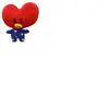 Poupée en peluche BTS Bangtang Boys Tata 35 cm