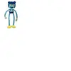 Poupée en peluche Poppy Playtime Hugy Wuggy Papa Bleu 40 cm