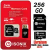 ISONIX Carte Mémoire Micro-sd 256 go Micro SDHC/SDXC + Adaptateur 100%...