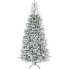 Sapin De Noël Enneigé 210 Cm Avec 1154 Branches Et Base Pliable Modula...