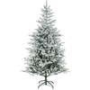 Sapin De Noël Enneigé 180 Cm Avec 1207 Branches Et Base Pliable Modula...