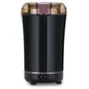 EXBON LEYSHOP Moulin à Café Électrique Noir de Cuisine, 220V 150W - Mini Moulin à Sec pour Usage Domestique, Moulin pour Café Grains