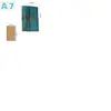 Cahier spirale bureau 200 pages carnet A7 ligné (96*144mm) - bleu fonc...