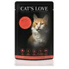 Cat's Love 12 x 85 g pour chat - pur boeuf