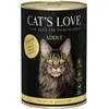 Cat's Love 6 x 400 g pour chat - pur poulet